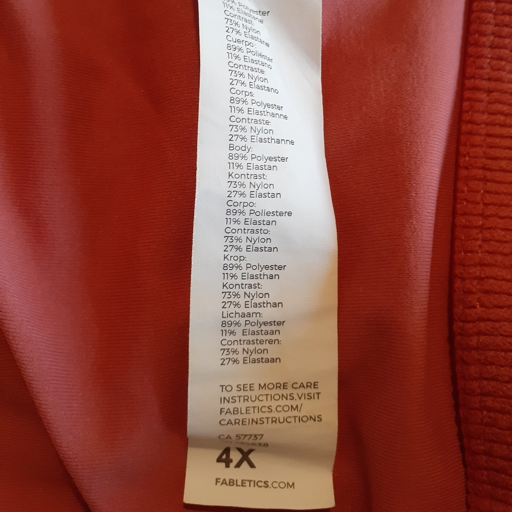 Fabletics sports bra. Plus 4X - Picture 3 of 4